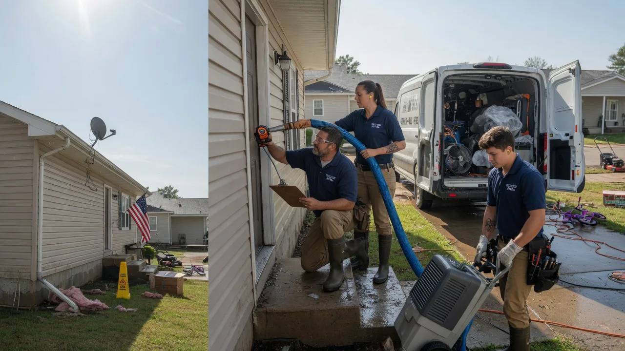 Ceiling Water Damage Restoration in Arcadia, WI near me